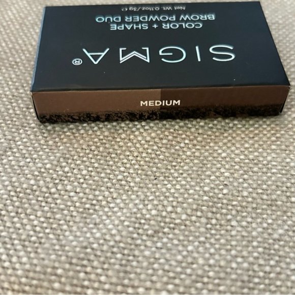 Sigma Beauty COLOR + SHAPE BROW POWDER DUO- Medium- NIB - Picture 5 of 7